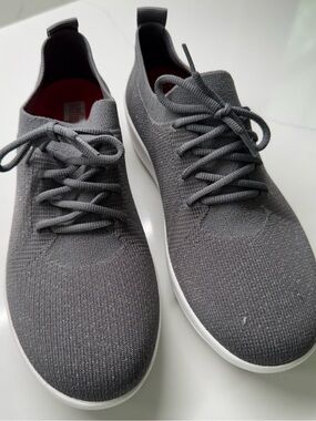 Fitflop F-SportyUberknit 👟 Grey Metallic  Nylon Size 8 New without Box